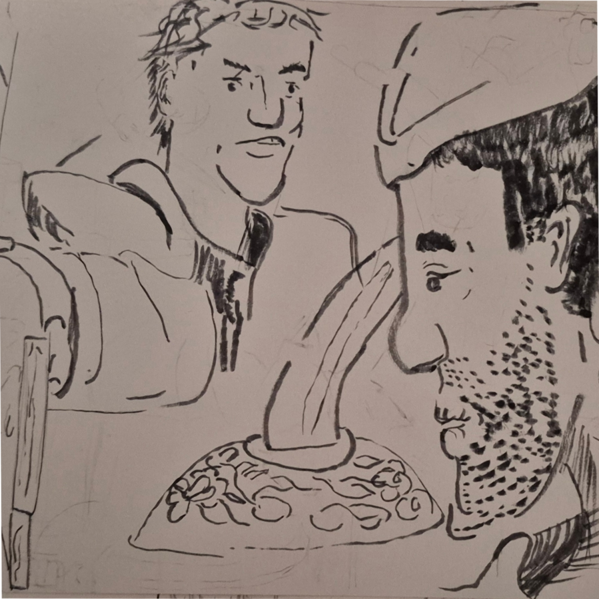 Inked Path: A murky depth and foggy view brings to mind, right?, comic art, comic strips, inkedpath, late to the party, puzzlement, Quibbles of the scribbles, the clone did it, used or not, webcomic.