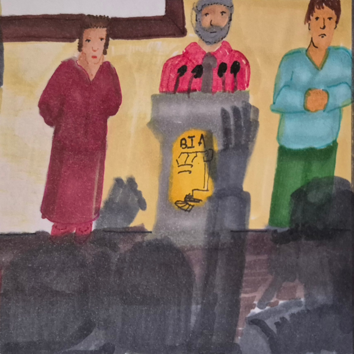 Inked Path: The flame of the rage is caged, how to clear, comic art, comic strips, inkedpath, Quibbles of the scribbles, the clone did it, webcomic, Away-ink, Late to the party, puzzlement, used or not