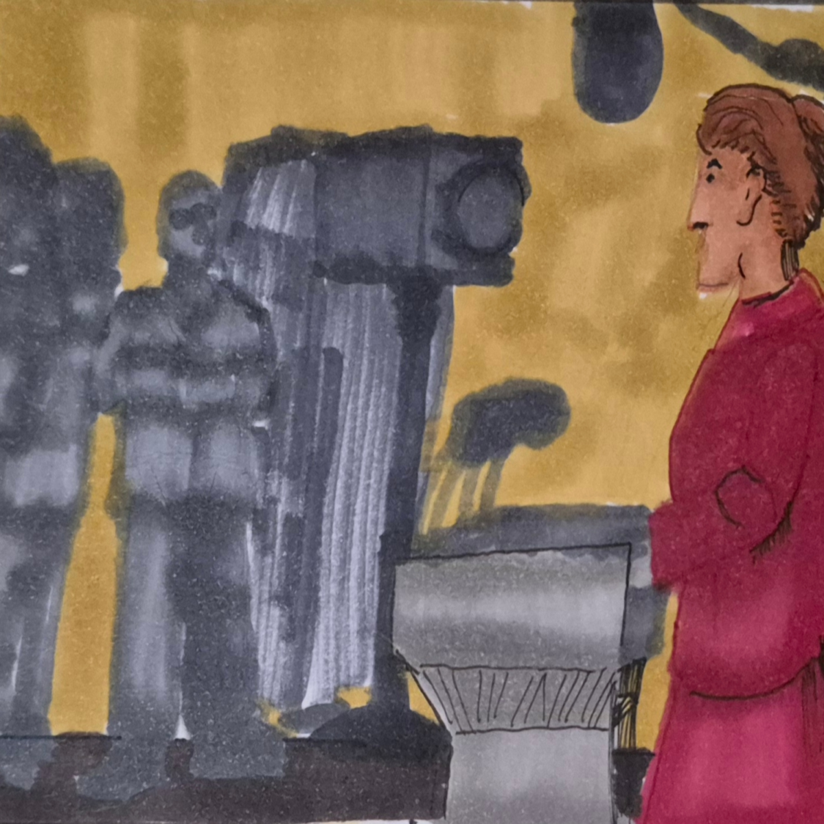 Inked Path: The flame of the rage is caged, how to clear, comic art, comic strips, inkedpath, Quibbles of the scribbles, the clone did it, webcomic, Away-ink, Late to the party, puzzlement, used or not