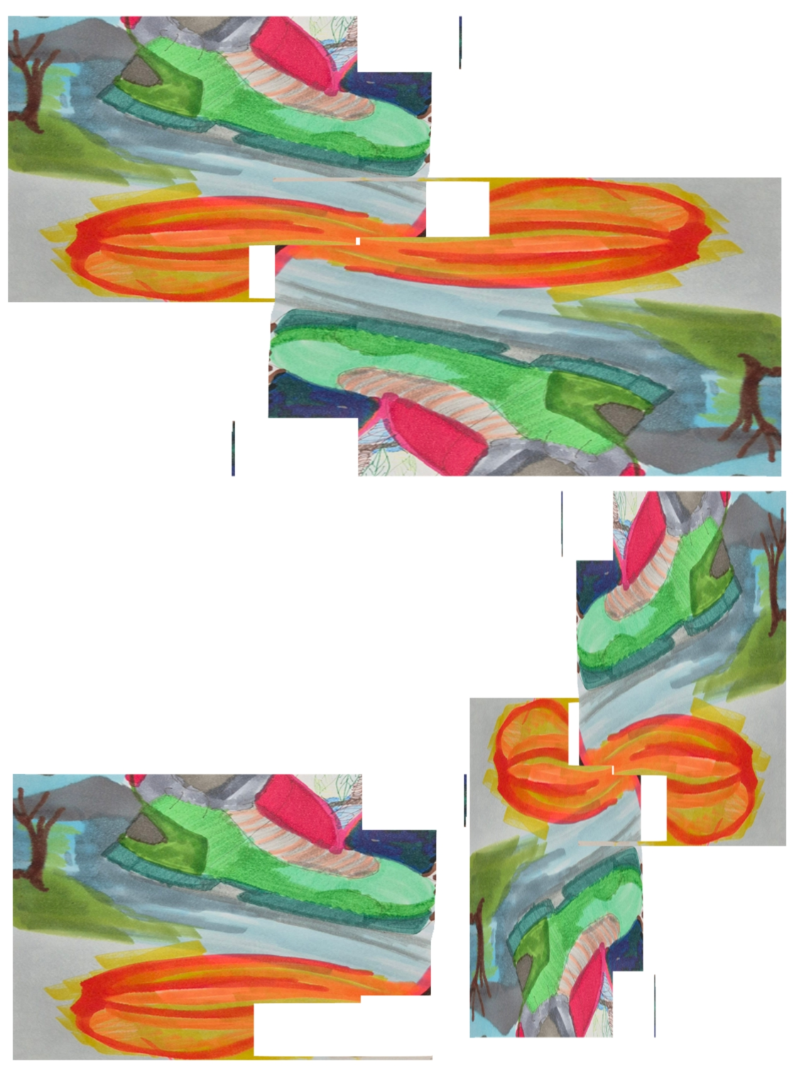 Inked Path: The flame of the rage is caged, how to clear, comic art, comic strips, inkedpath, Quibbles of the scribbles, the clone did it, webcomic, Away-ink, Late to the party, puzzlement, used or not