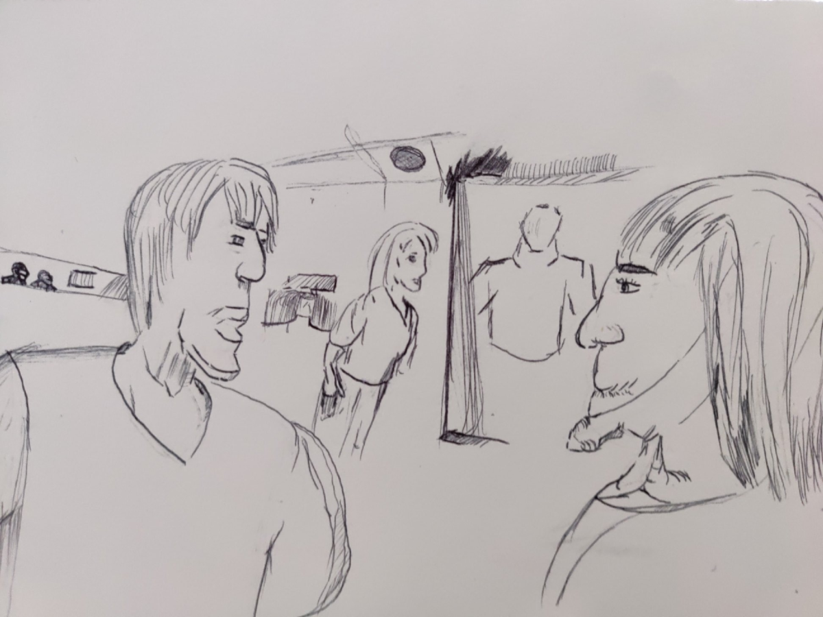 Inked Path:One curtain call, to see the changing., how to clear, comic art, comic strips, inkedpath, Quibbles of the scribbles, the clone did it, webcomic, Away-ink, Late to the party, puzzlement, used or not