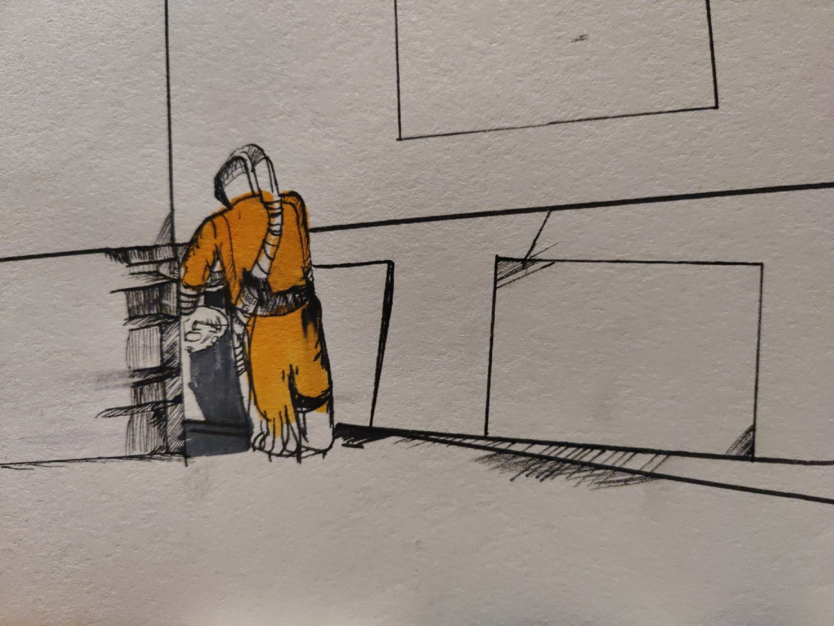 Inked Path: Robot chips Need for Robot, how to clear, comic art, comic strips, inkedpath, Quibbles of the scribbles, the clone did it, webcomic, Away-ink, Late to the party, puzzlement, used or not