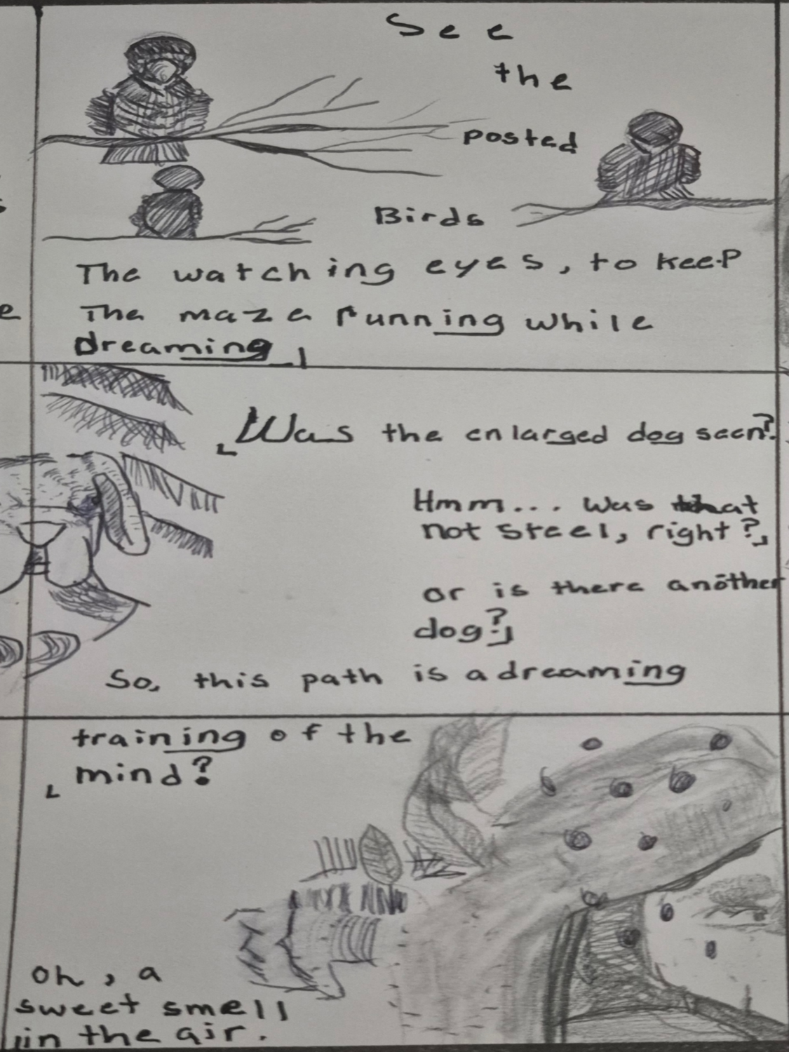 Inked Path: An investigation or an answer given?, how to clear, comic art, comic strips, inkedpath, Quibbles of the scribbles, the clone did it, webcomic, Away-ink, Late to the party, puzzlement, used or not
