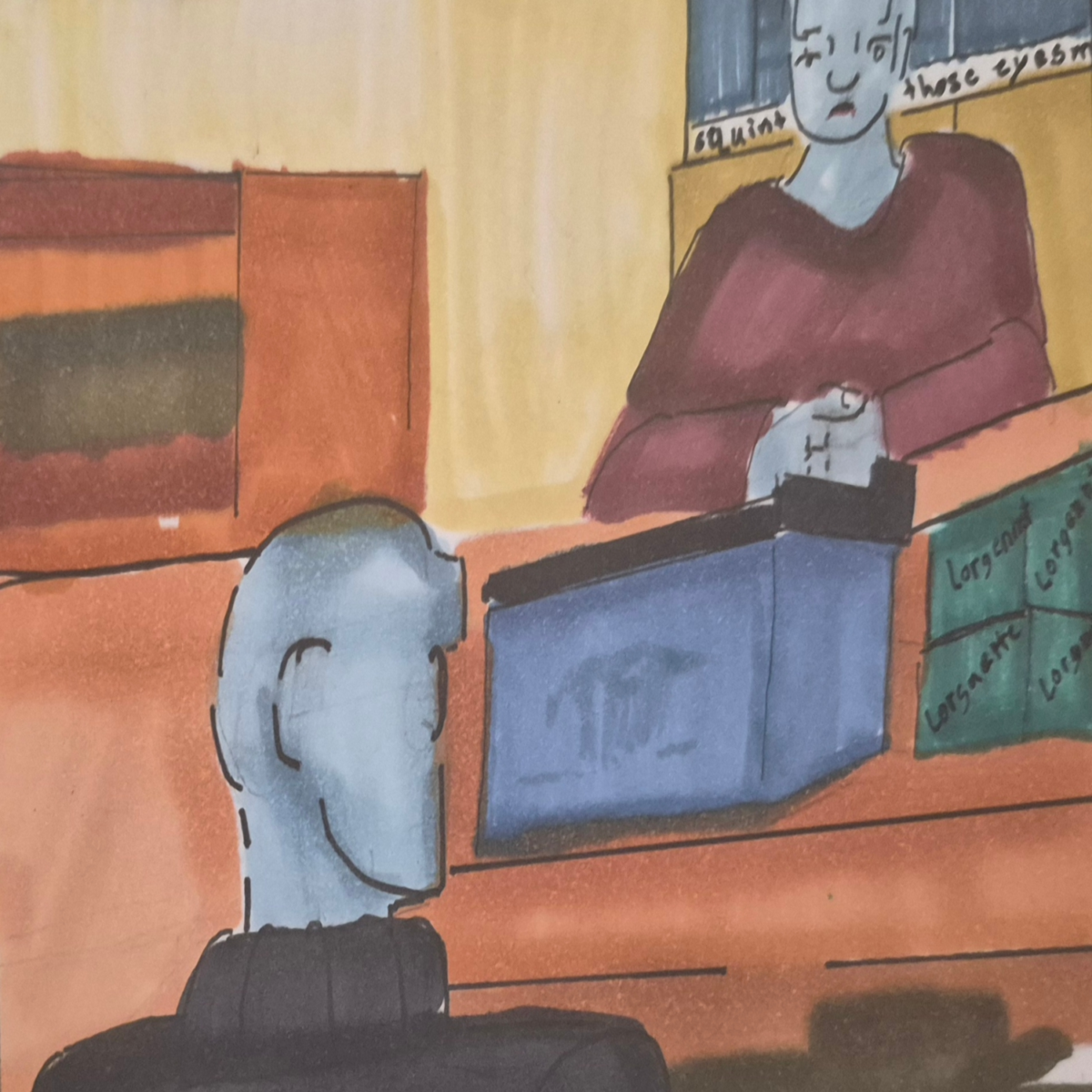 Inked Path: An investigation or an answer given?, how to clear, comic art, comic strips, inkedpath, Quibbles of the scribbles, the clone did it, webcomic, Away-ink, Late to the party, puzzlement, used or not
