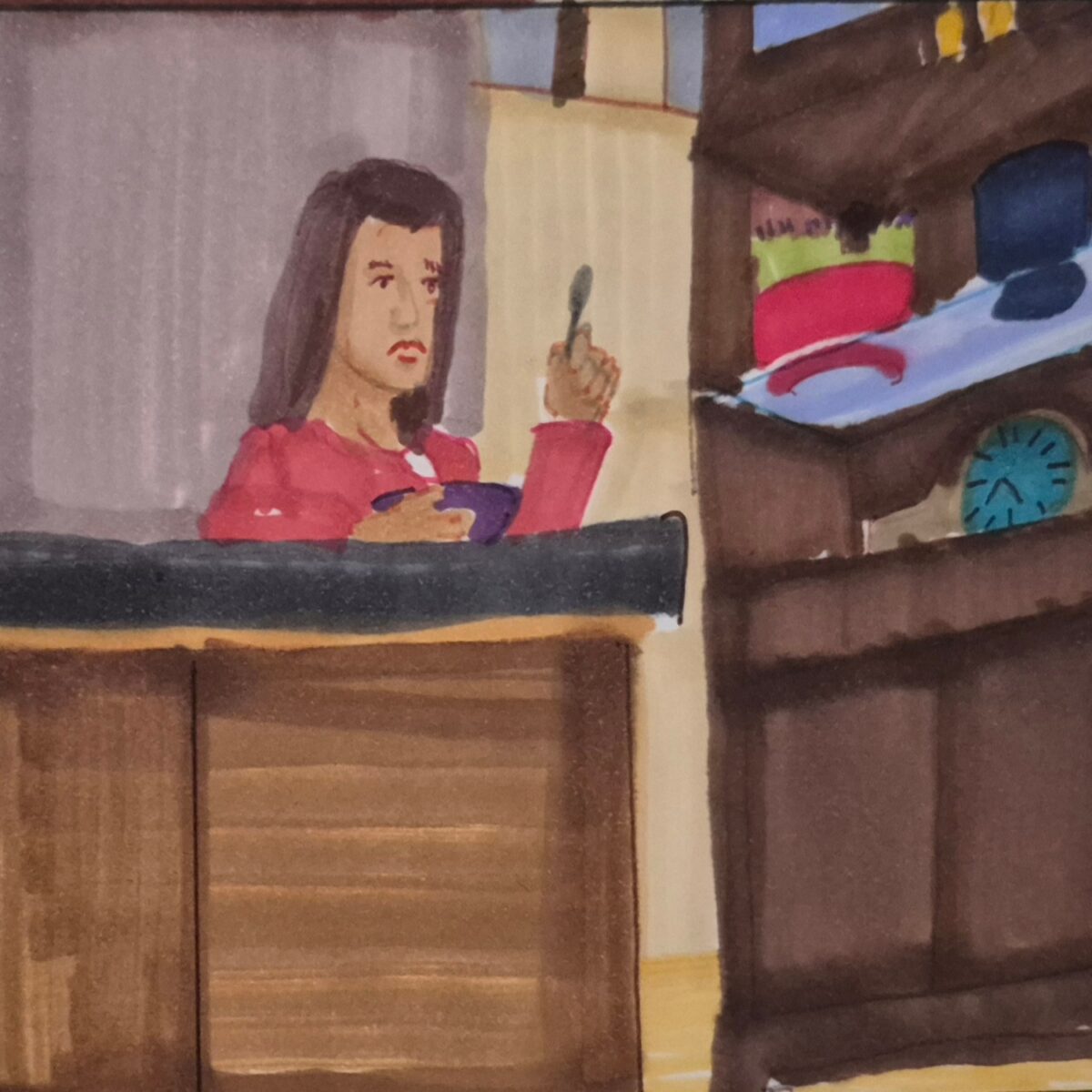 Inked Path: An investigation or an answer given?, how to clear, comic art, comic strips, inkedpath, Quibbles of the scribbles, the clone did it, webcomic, Away-ink, Late to the party, puzzlement, used or not
