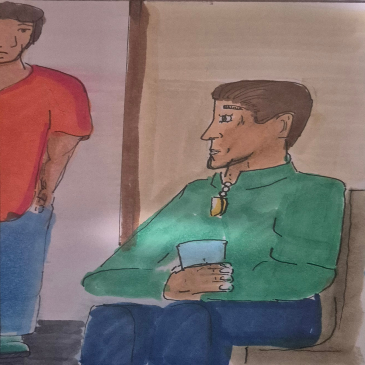 Inked Path:One curtain call, to see the changing., how to clear, comic art, comic strips, inkedpath, Quibbles of the scribbles, the clone did it, webcomic, Away-ink, Late to the party, puzzlement, used or not