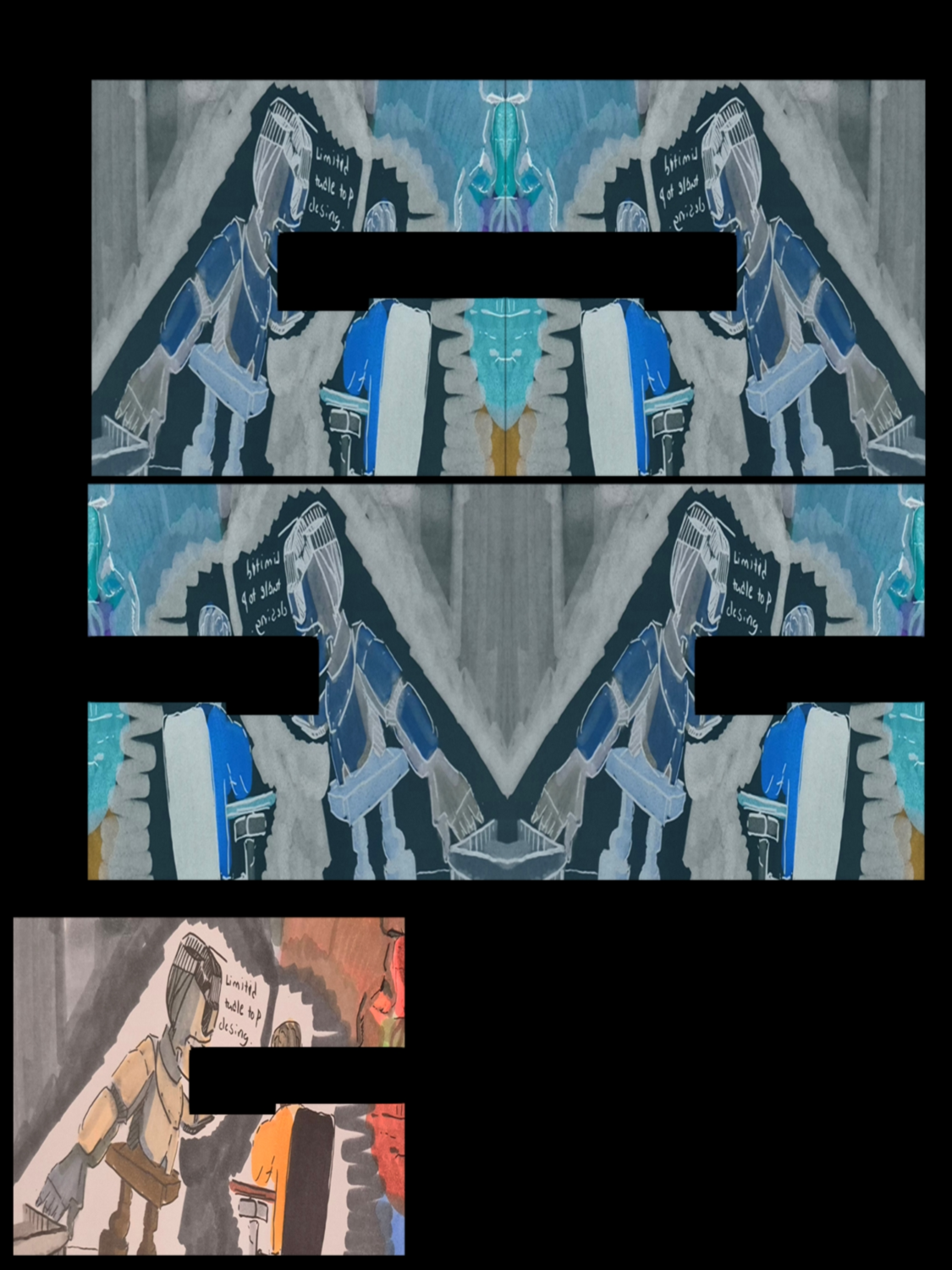 Inked Path: Robot chips Need for Robot, how to clear, comic art, comic strips, inkedpath, Quibbles of the scribbles, the clone did it, webcomic, Away-ink, Late to the party, puzzlement, used or not