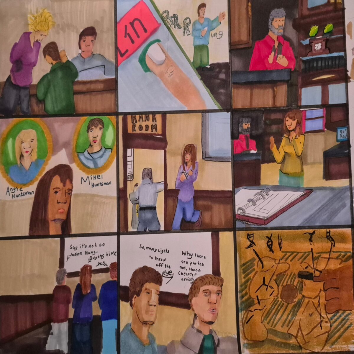 -Inked Path: Bread is made in ink, how to clear, comic art, comic strips, inkedpath, Quibbles of the scribbles, the clone did it, webcomic, Away-ink, Late to the party, puzzlement, used or not,