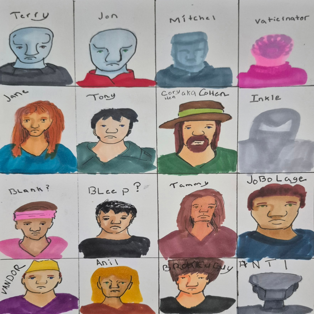 The Away-ink main pets for the fiefdom of Away-ink