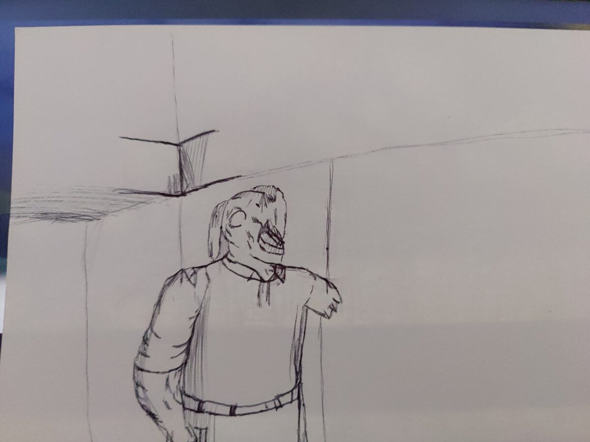 Inked path: Face covers the screens calm pictures, how to clear, comic art, comic strips, inkedpath, Quibbles of the scribbles, the clone did it, webcomic, Away-ink, Late to the party, puzzlement, used or not,
