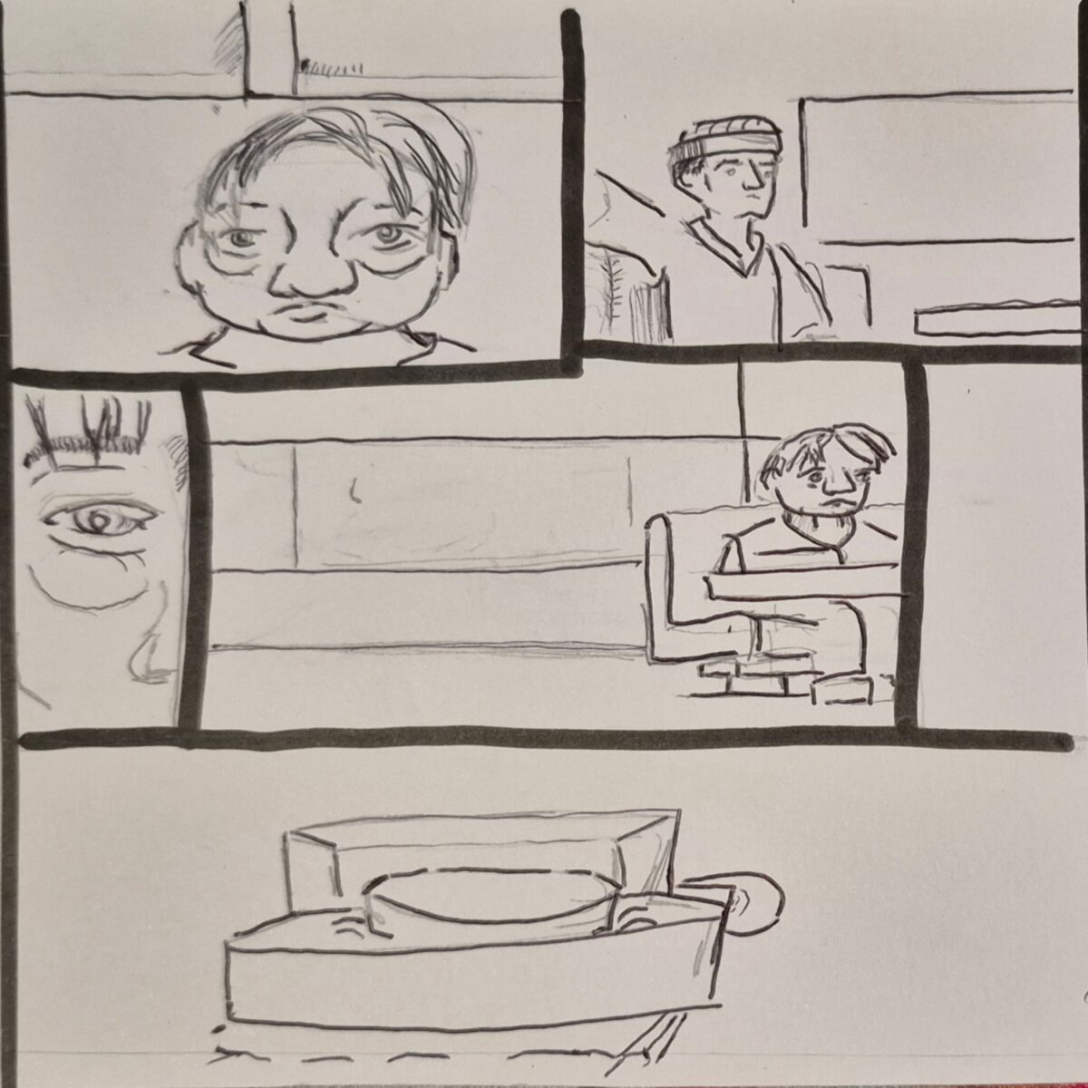 Inked path: Head bust busted by a mallard., how to clear, comic art, comic strips, inkedpath, Quibbles of the scribbles, the clone did it, webcomic, Away-ink, Late to the party, puzzlement, used or not,
