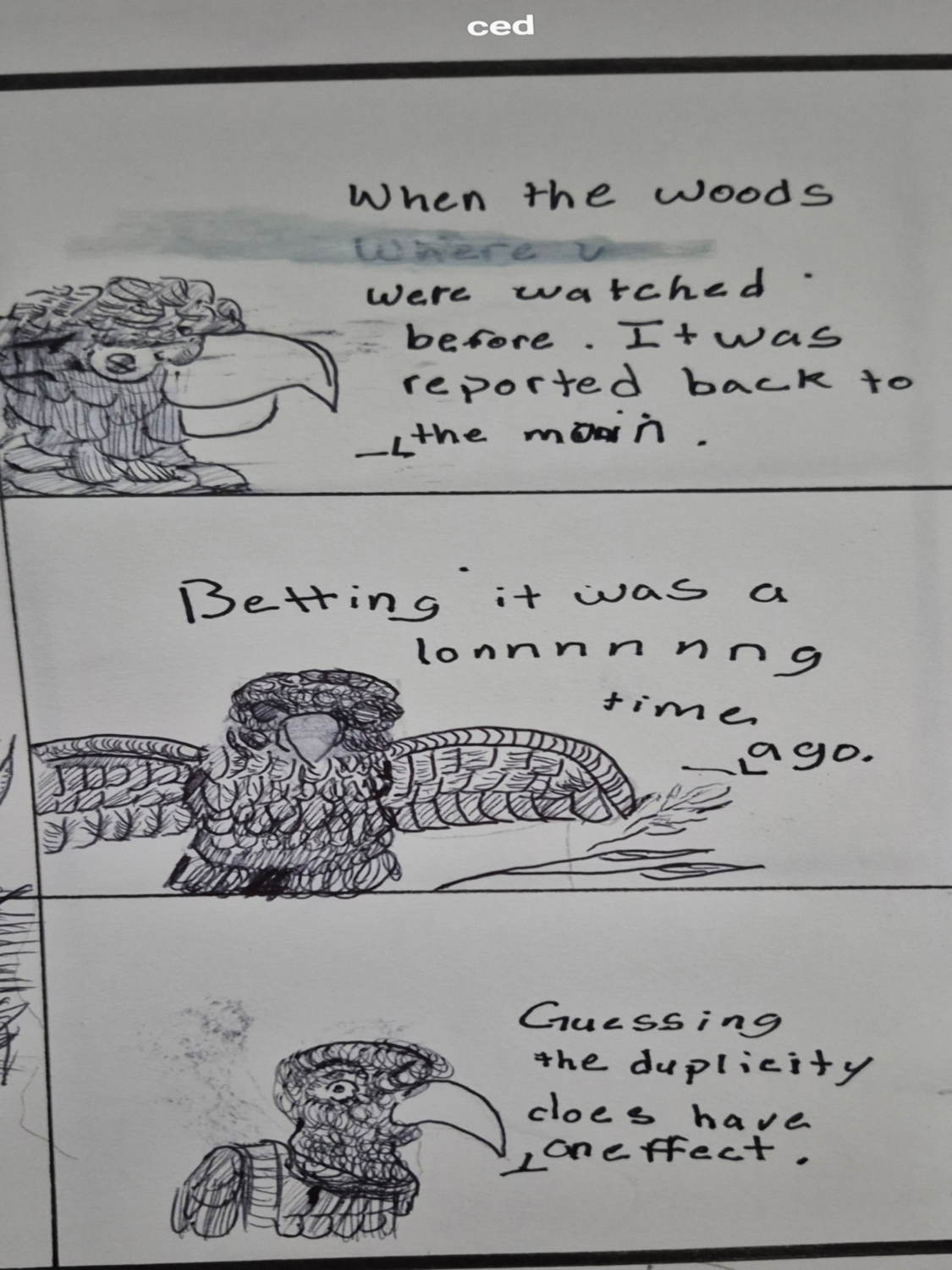 Inked path: Sea Turtles don’t play card games., how to clear, comic art, comic strips, inkedpath, Quibbles of the scribbles, the clone did it, webcomic, Away-ink, Late to the party, puzzlement, used or not.
