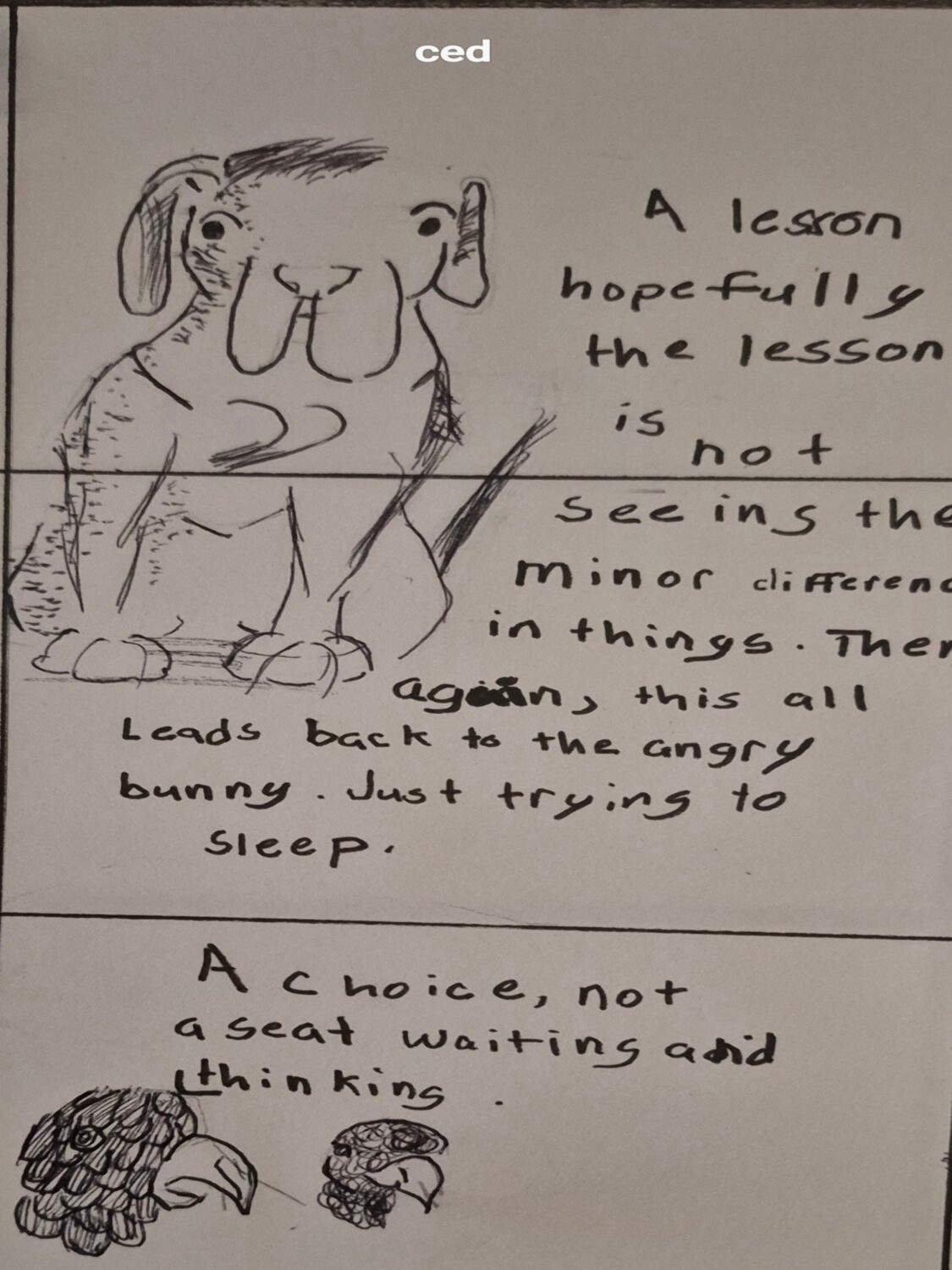 -Inked Path: Bread is made in ink, how to clear, comic art, comic strips, inkedpath, Quibbles of the scribbles, the clone did it, webcomic, Away-ink, Late to the party, puzzlement, used or not,