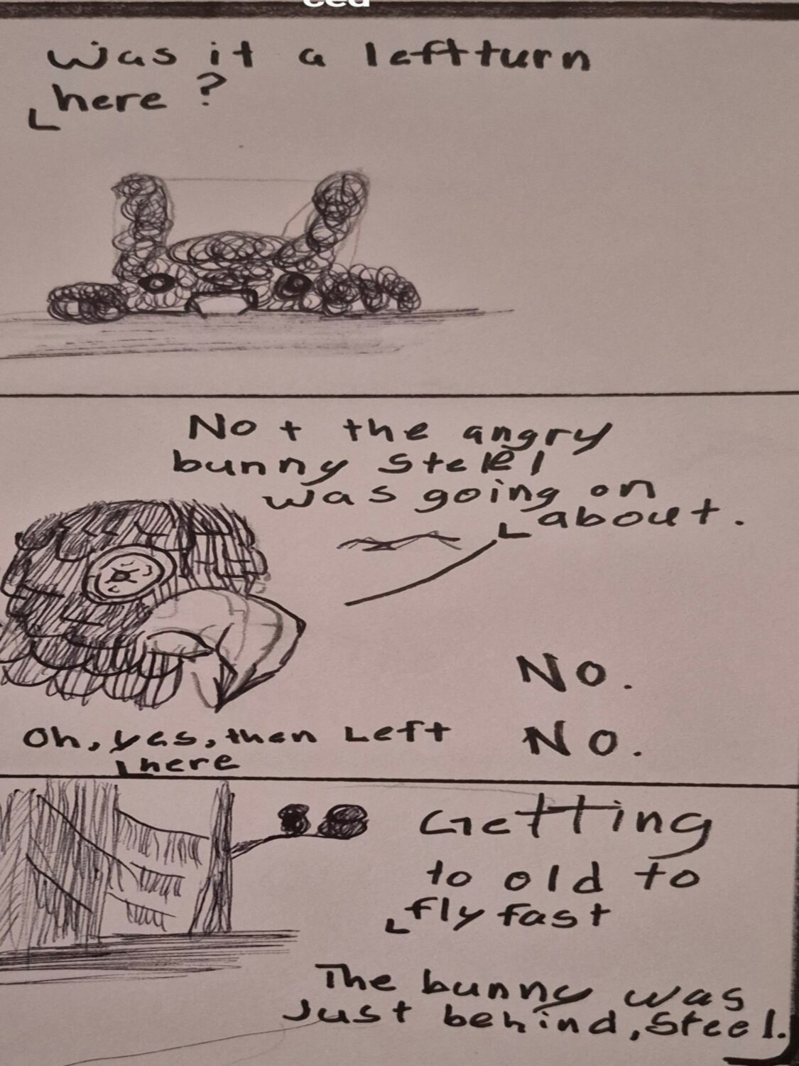 -Inked Path: Bread is made in ink, how to clear, comic art, comic strips, inkedpath, Quibbles of the scribbles, the clone did it, webcomic, Away-ink, Late to the party, puzzlement, used or not,