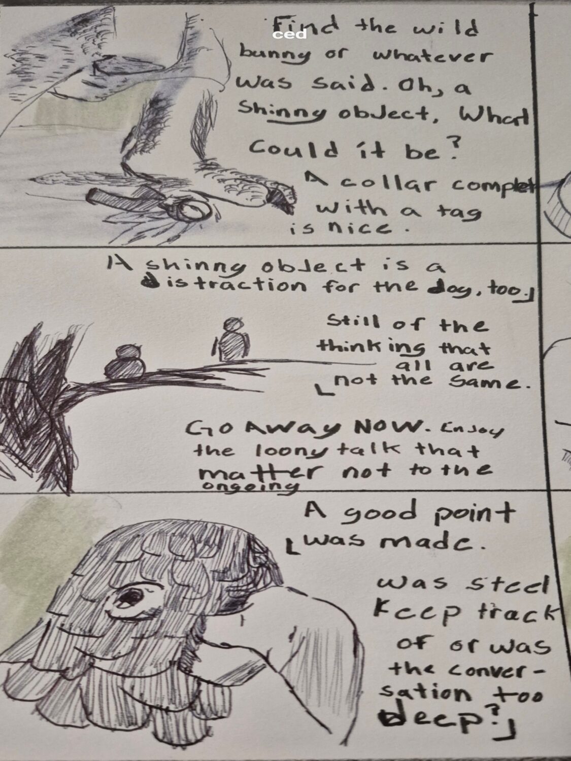 Inked path: Face covers the screens calm pictures, how to clear, comic art, comic strips, inkedpath, Quibbles of the scribbles, the clone did it, webcomic, Away-ink, Late to the party, puzzlement, used or not,