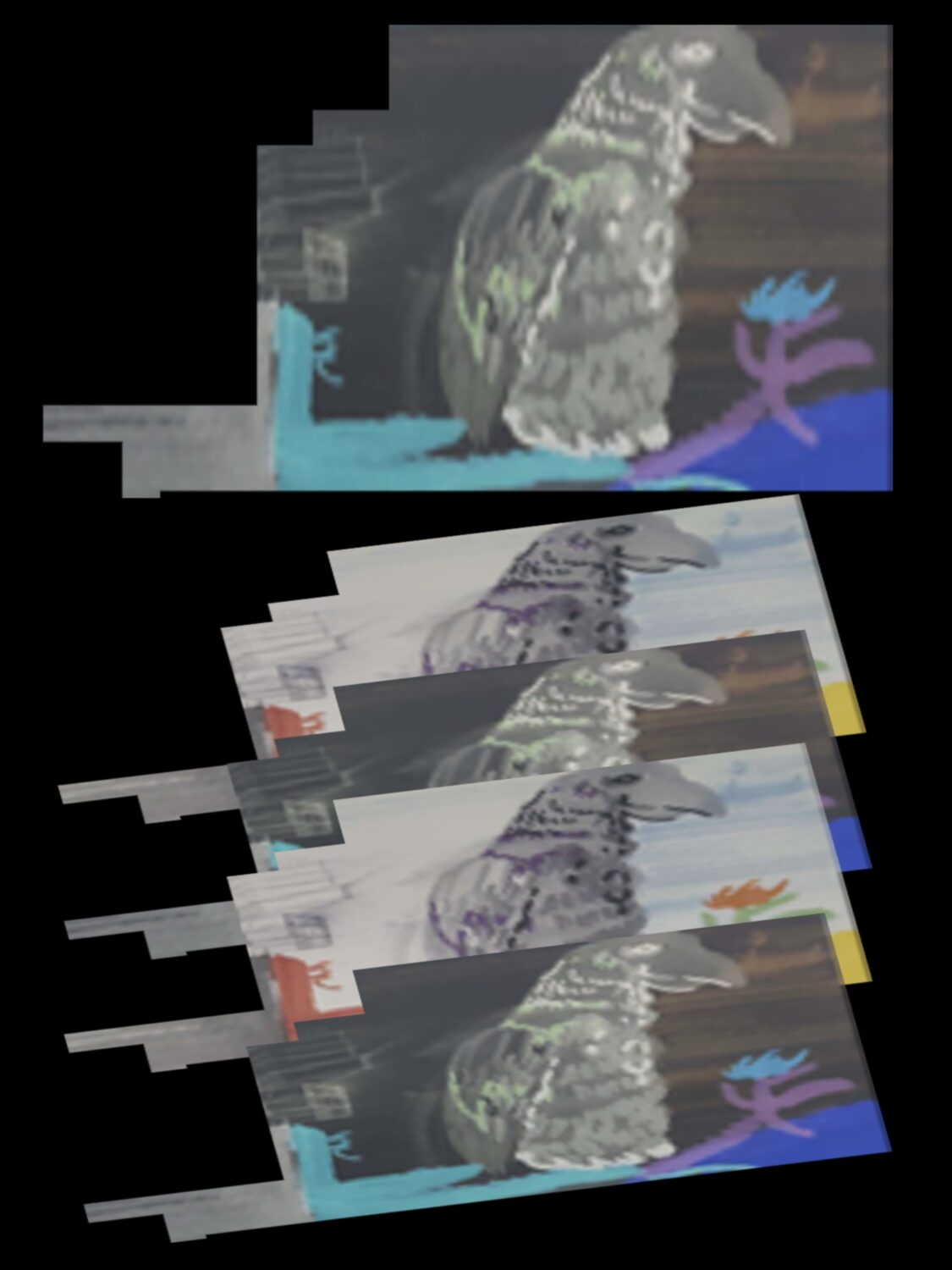 Inked Path: The beach and calm waves, how to clear, comic art, comic strips, inkedpath, Quibbles of the scribbles, the clone did it, webcomic, Away-ink, Late to the party, puzzlement, used or not