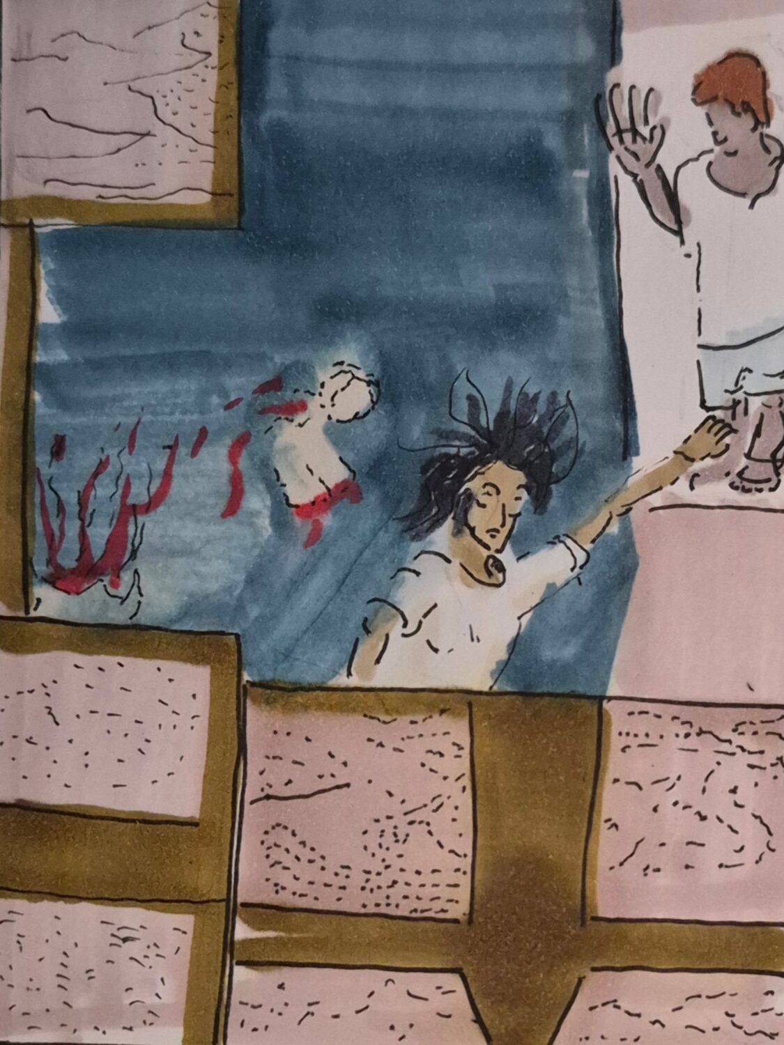 -Inked Path: Bread is made in ink, how to clear, comic art, comic strips, inkedpath, Quibbles of the scribbles, the clone did it, webcomic, Away-ink, Late to the party, puzzlement, used or not,