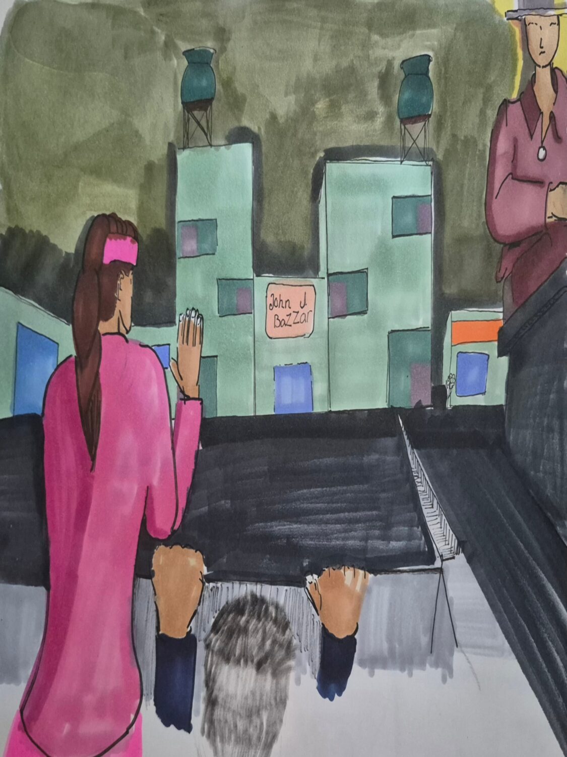 Inked path: Face covers the screens calm pictures, how to clear, comic art, comic strips, inkedpath, Quibbles of the scribbles, the clone did it, webcomic, Away-ink, Late to the party, puzzlement, used or not,