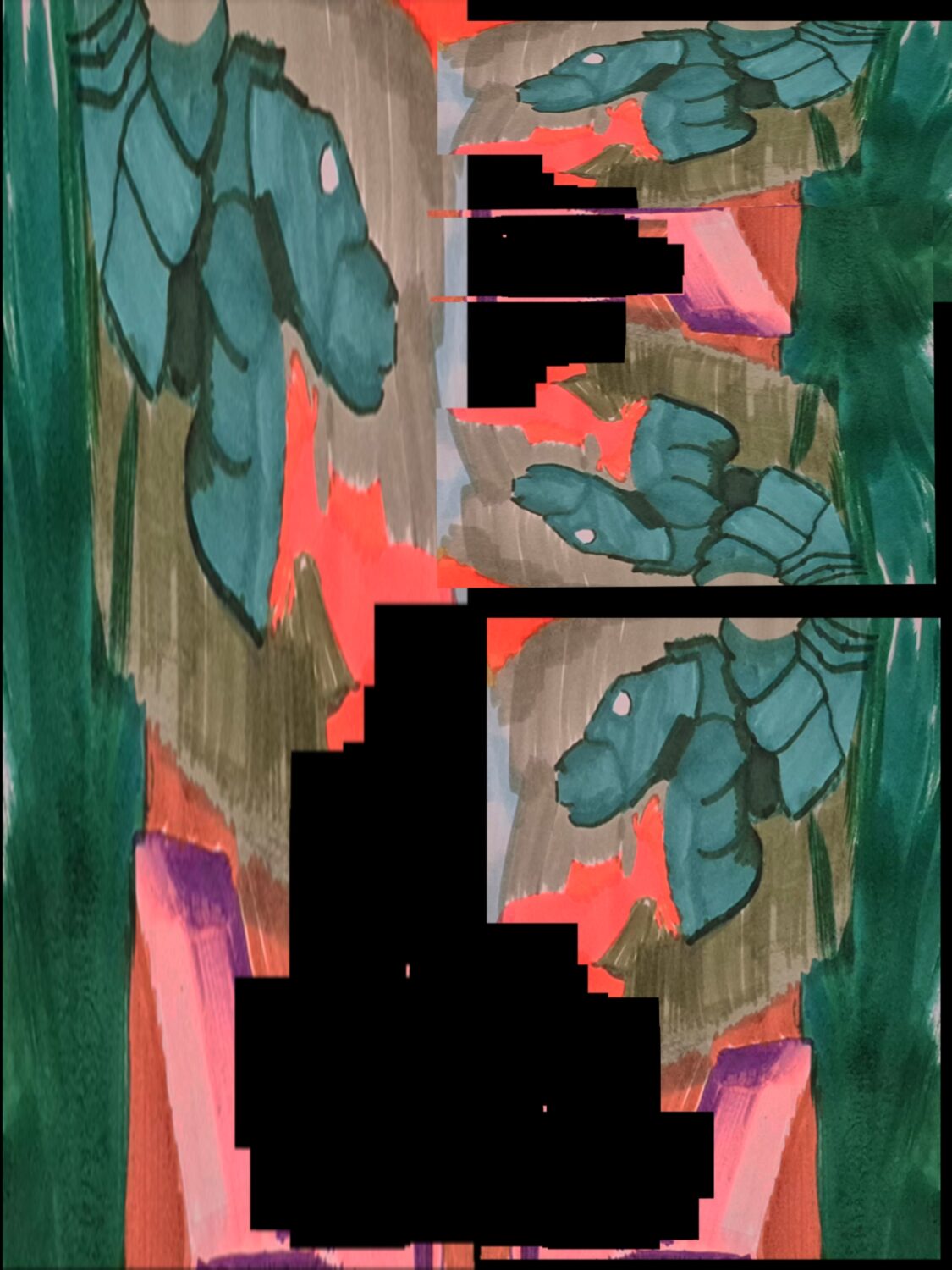 Inked Path: An investigation or an answer given?, how to clear, comic art, comic strips, inkedpath, Quibbles of the scribbles, the clone did it, webcomic, Away-ink, Late to the party, puzzlement, used or not