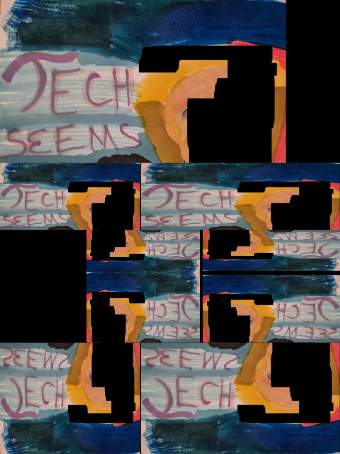  Inked path: Eyes are watching from the wall. webcomic, comic, art, humor, dreaming meaning