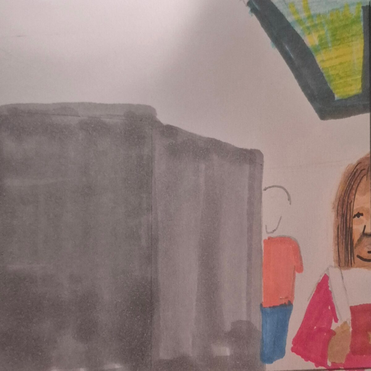 a piece of the puzzlement from a "The Clone Did It" abandoned page turned into another work.