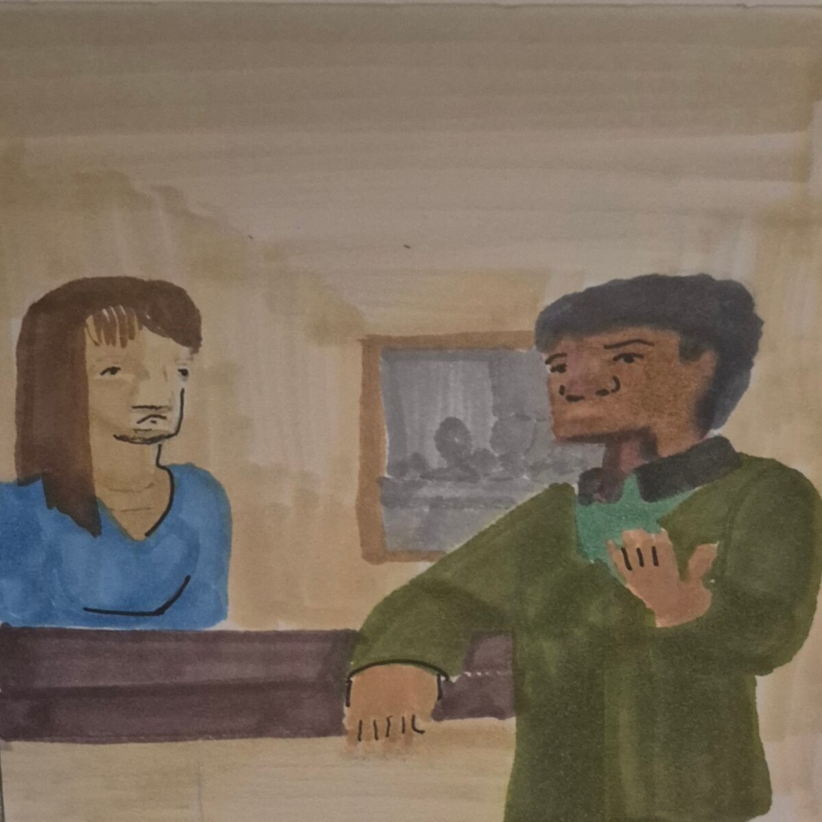a piece of the puzzlement from a "The Clone Did It" abandoned page turned into another work.