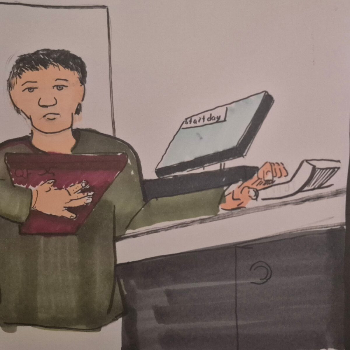 comic art, comic strips, inked path, Quibbles of the scribbles, webcomic,  Late to the party, puzzlement, used or not, Inked path: The reptiles give disturbing dreams. The pop art style was late to the party. An excused lateness of a day gives a smile