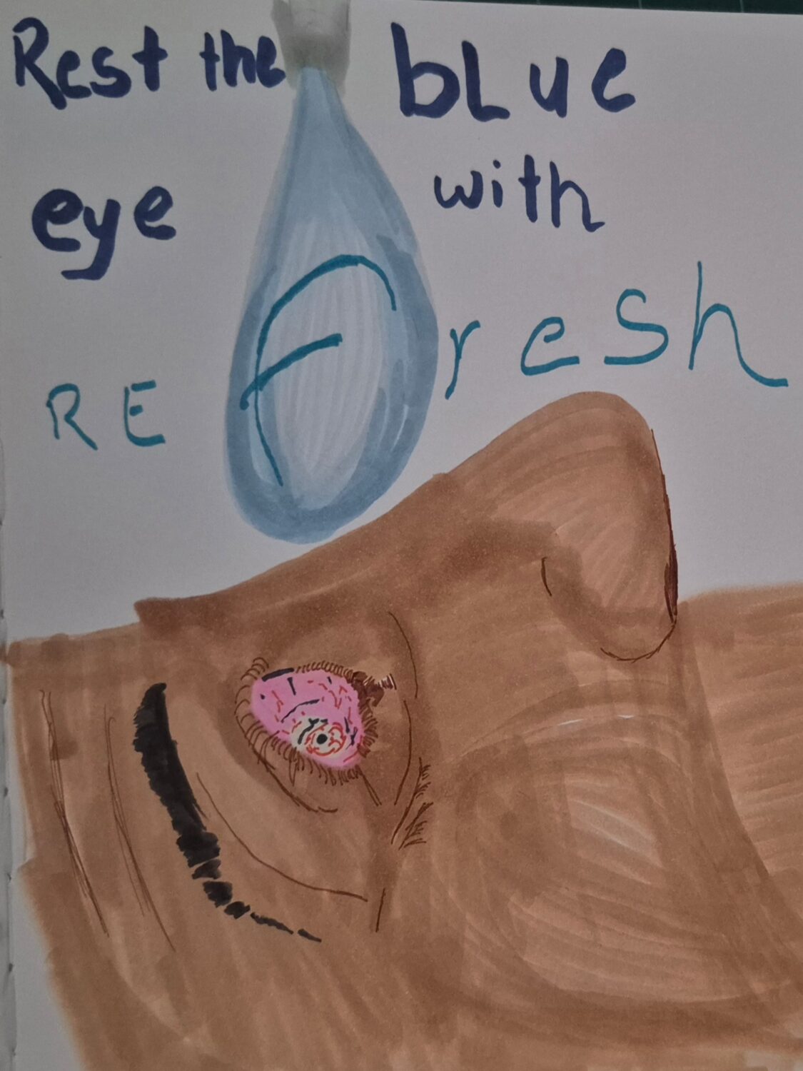  Inked path: Eyes are watching from the wall.