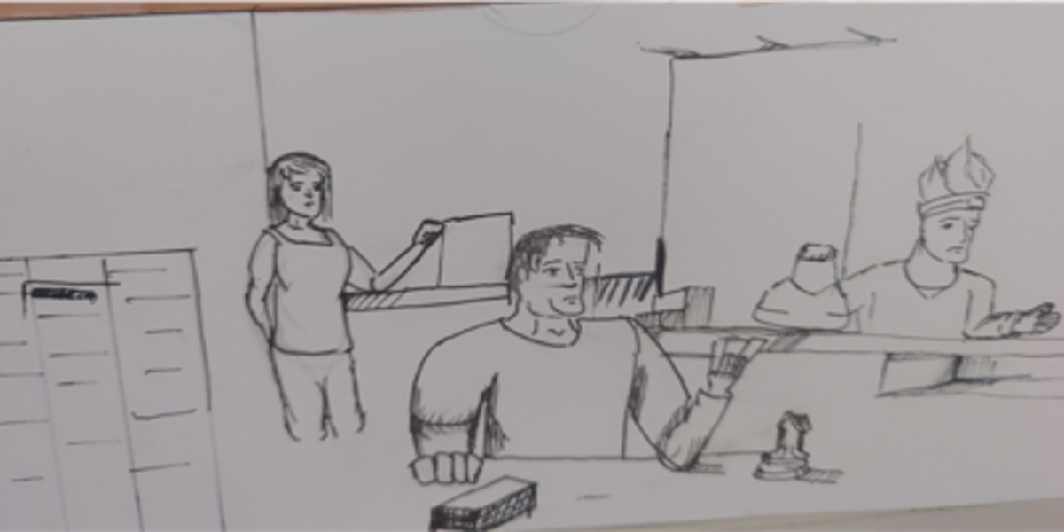 comic art, comic strips, inkedpath, Quibbles of the scribbles, webcomic, Late to the party, puzzlement, used or not, Inked Path: Minor Details are in the mind. The entry of perplexed is a spot-the-difference game hidden in the work.