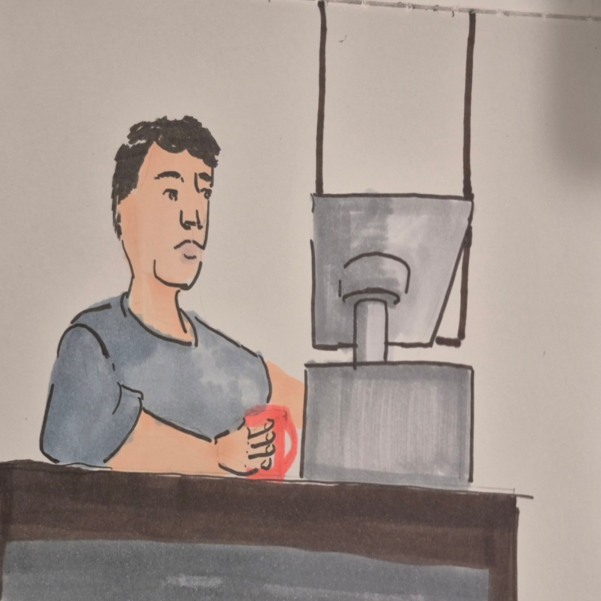 comic art, comic strips, inkedpath, Quibbles of the scribbles, webcomic, Late to the party, puzzlement, used or not, Inked Path: Minor Details are in the mind.