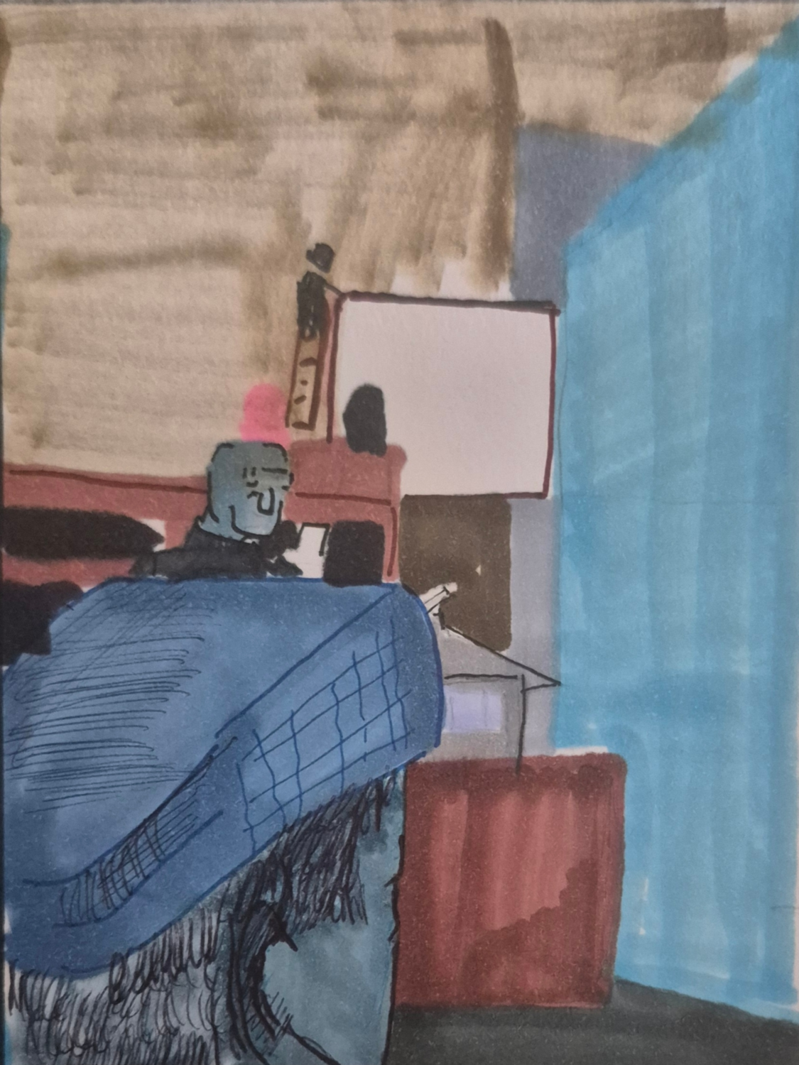 away-ink: the shaking cage. A string of the yegg. A panel entry of: Inkle, Ant 1, Vaticinator, Mitchel, and Jon