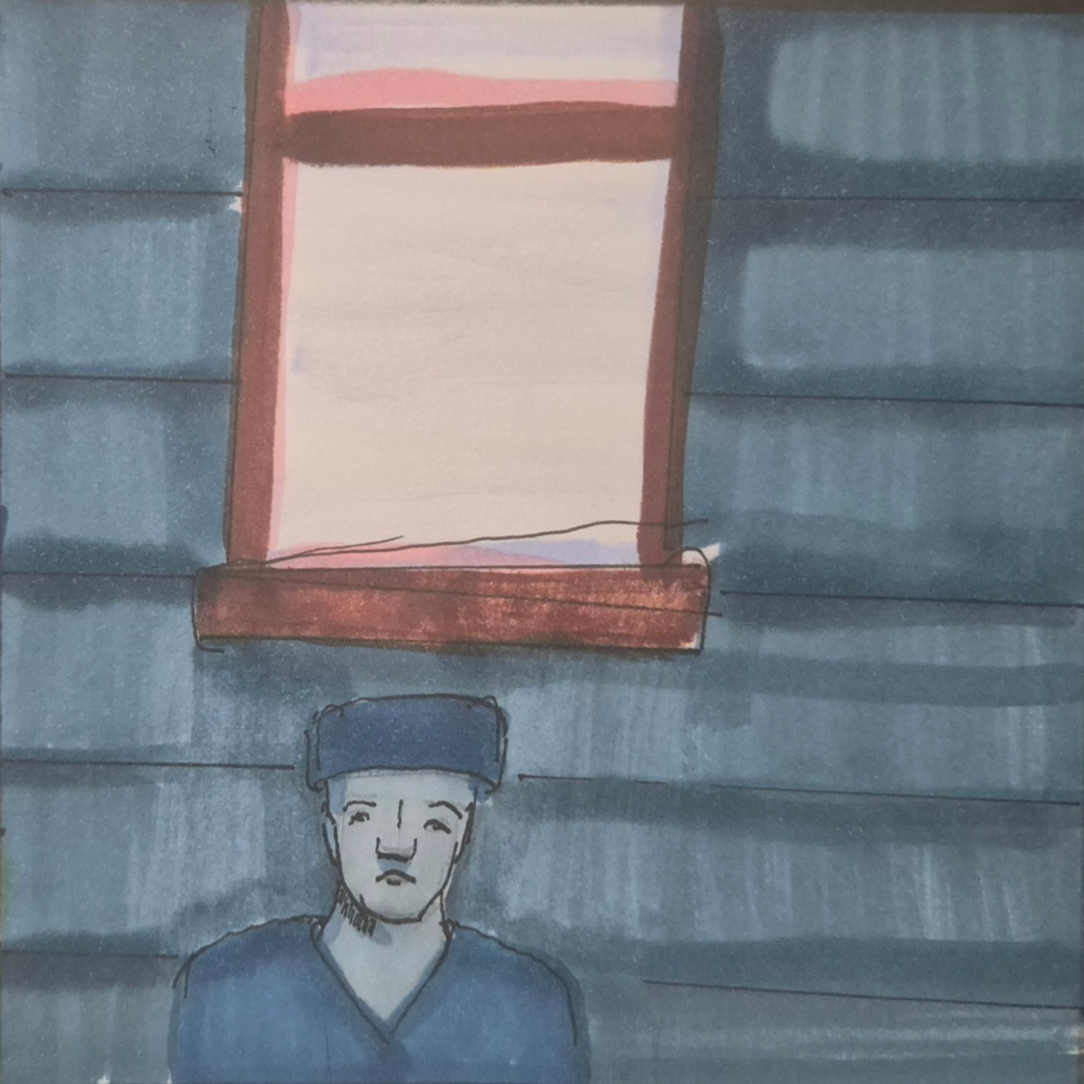 away-ink: the shaking cage. A string of the yegg. A panel entry: the words spoken by Mitchel come to life