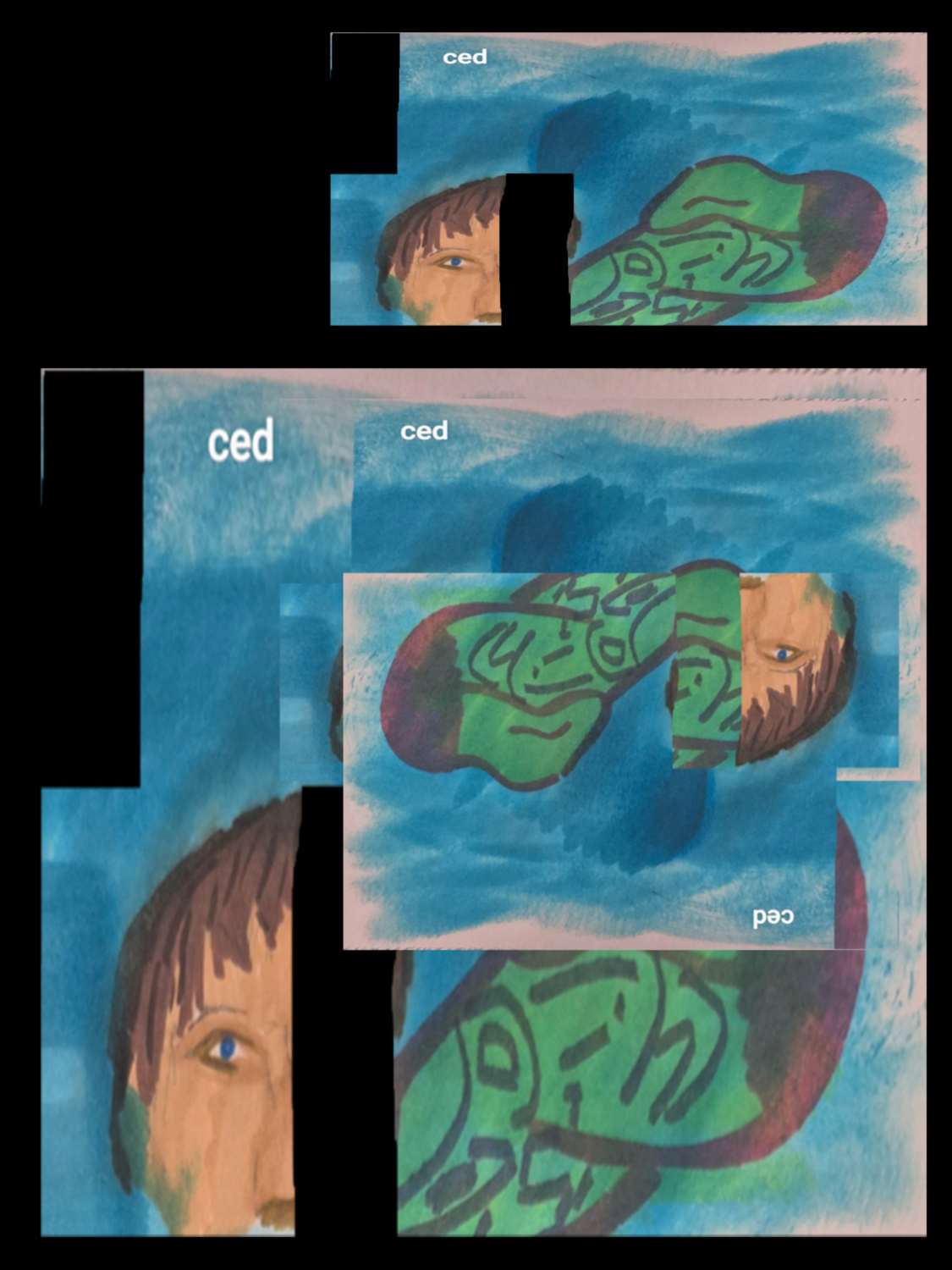 Inked path: Vision tells blank seeing the conversation?, comic art, comic strips, inkedpath, Quibbles of the scribbles, webcomic,  Late to the party, puzzlement, used or not,