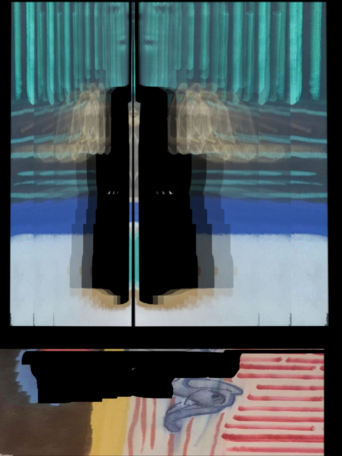 comic art, comic strips, Inked Path, Quibbles of the scribbles, webcomic, Late to the party, puzzlement, used or not, Inked Path: Minor Details are in the mind. One of six pieces cut for puzzlement
