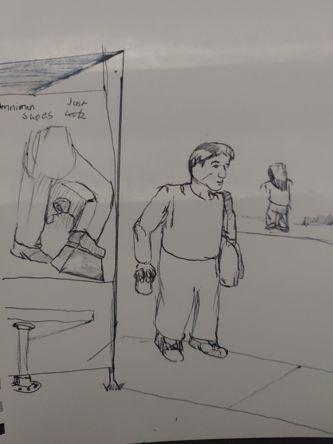 comic art, comic strips, inkedpath, Quibbles of the scribbles, webcomic,  Late to the party, puzzlement, used or not, dreaming meaning