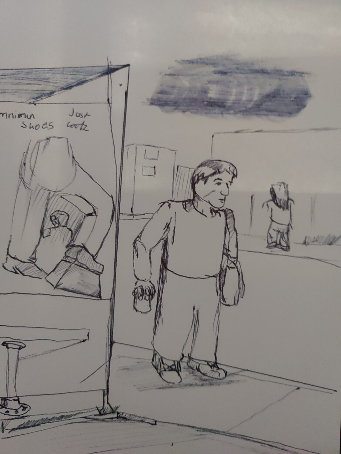 comic art, comic strips, inkedpath, Quibbles of the scribbles, webcomic,  Late to the party, puzzlement, used or not, dreaming meaning