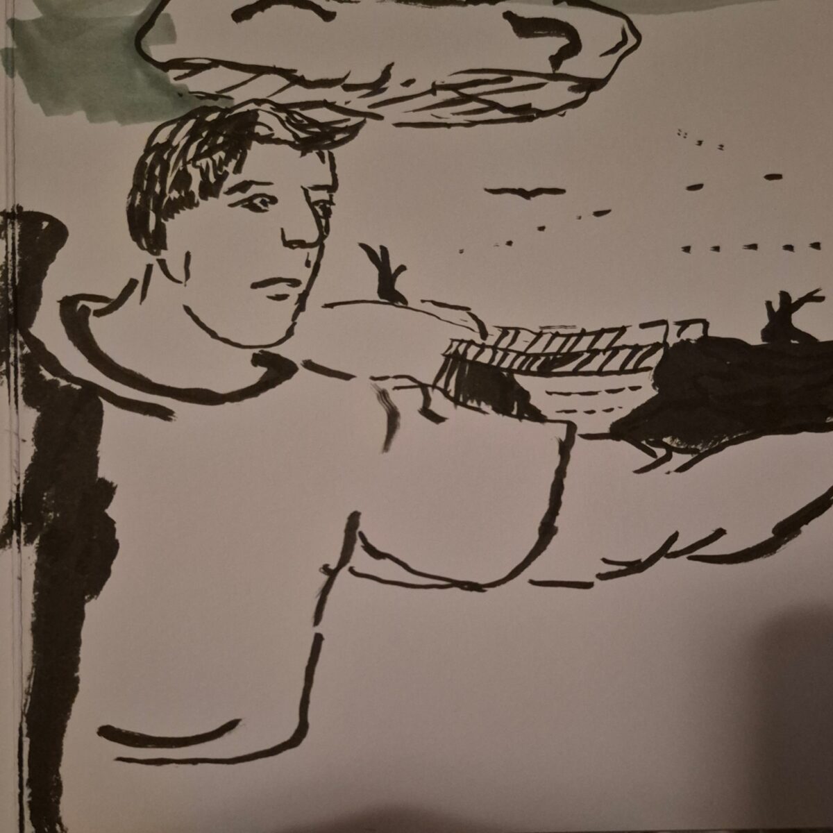 Inked path: Masks are not forever in the public thinking, comic art, comic strips, inkedpath, puzzlement, webcomic, Quibbles of the scribbles, Late to the party, used or not,