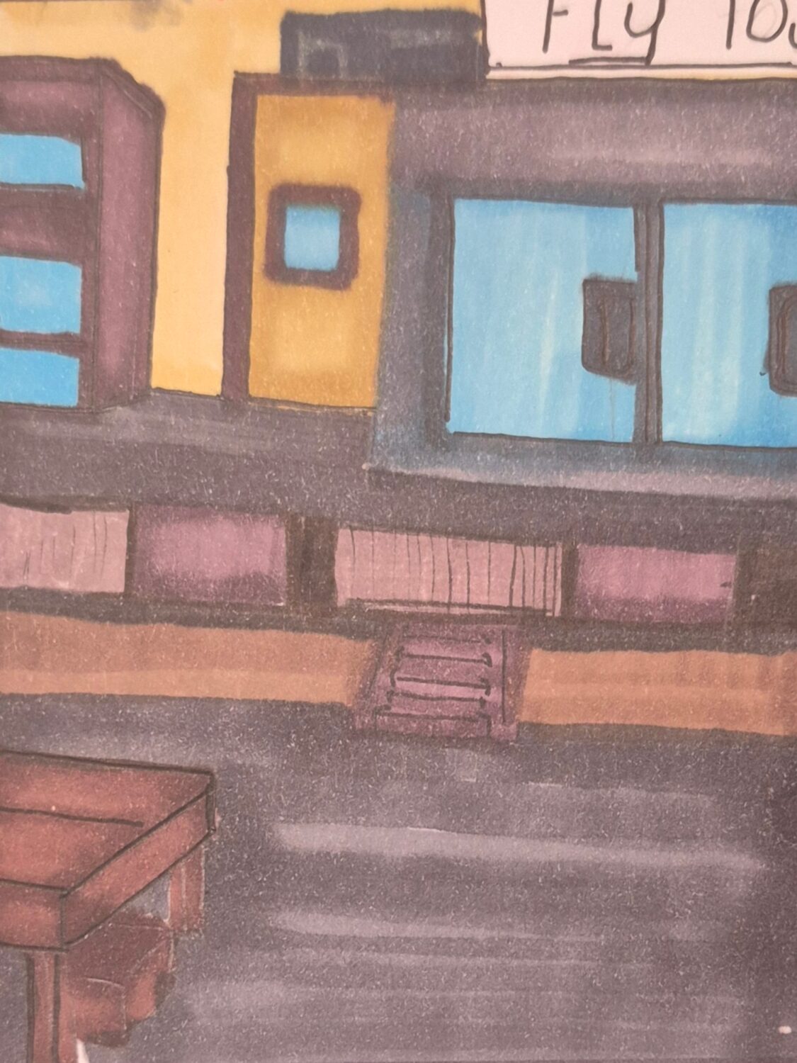 Away-Ink: A mystery leaves a puzzle, Away-Ink: The Yegg string is a change Part2, dream realm, yegg mystery, fiction puzzle, surreal story, dream symbolism, comic art, comic strips, inkedpath, puzzlement, webcomic, view of the No Tpping pet shop basement and show floor