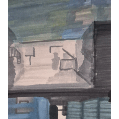 comic art, comic strips, inkedpath, puzzlement, webcomic, The Clone Did It, Colloquy, radio reports, Mayor's Court data has cubby holes, an impressionist painting of the colloquy