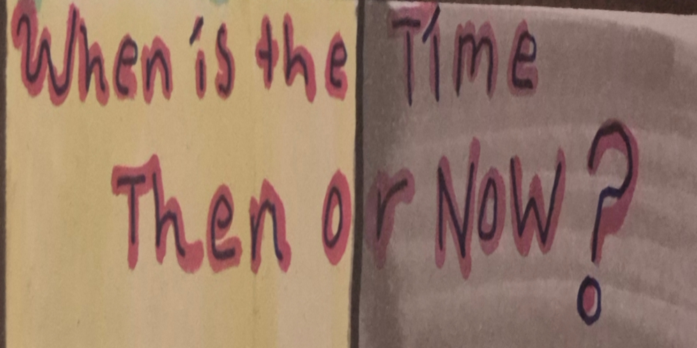 A in between card stating the time is unknown as the two parts should of been brooking better
